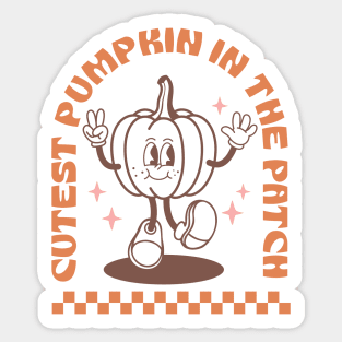 Cutest Pumpkin In The Patch Sticker